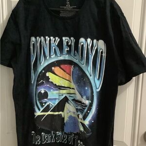 Pink Floyd tee shirt.